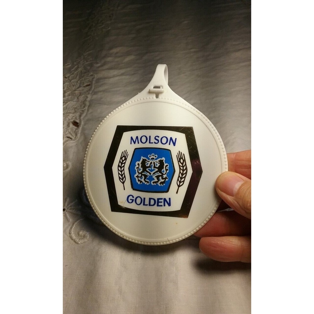 Vintage Molson Golden Ale Advertising Golf Bag/Luggage Tag